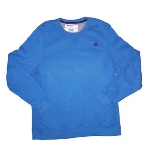 Champion Womens XL Blue Fleece Crewneck Sweater
